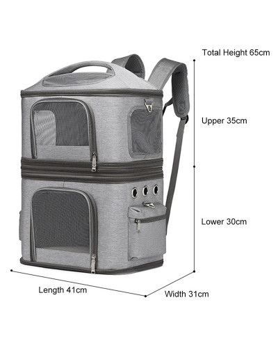 Cat backpack for 2 cats (or lots of kittens)