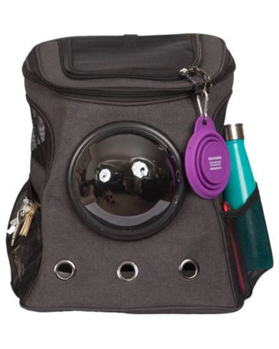 Cat capsule backpack with a porthole window "Cosmocat" Cat capsule backpack with a porthole window "Cosmocat"