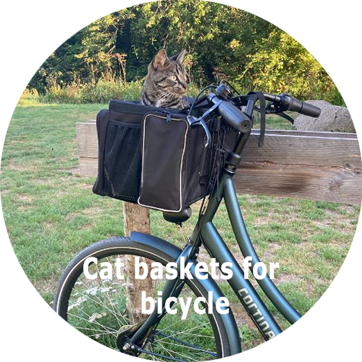Front cat basket for bicycle